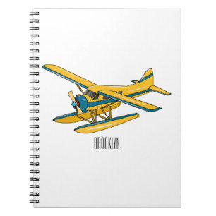 illustration av tecknaden av sjöflygplan anteckningsbok