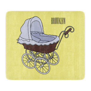 illustration av tecknaden barnvagn