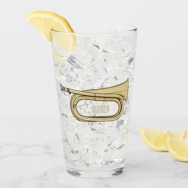 illustration av tecknaden Bugle Glaskopp (Framsida Ice)