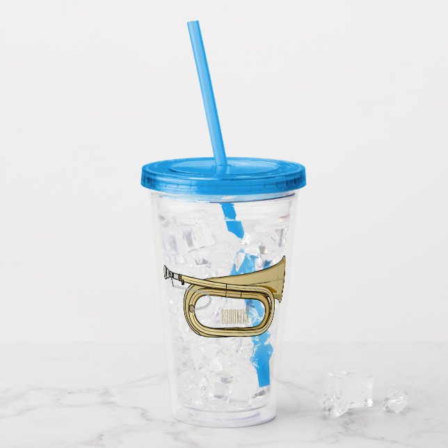illustration av tecknaden Bugle Take Away Mugg (Framsida Ice)