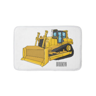 illustration av tecknaden Bulldozer Badrumsmatta