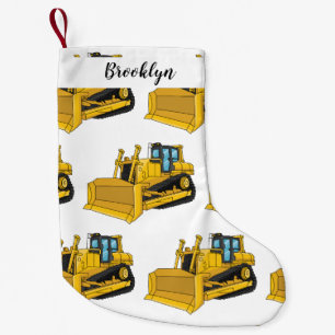 illustration av tecknaden Bulldozer Liten Julstrumpa