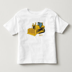 illustration av tecknaden Bulldozer T Shirt