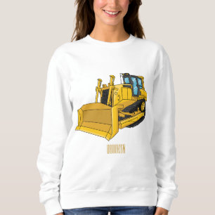 illustration av tecknaden Bulldozer T Shirt