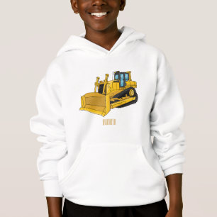 illustration av tecknaden Bulldozer T Shirt