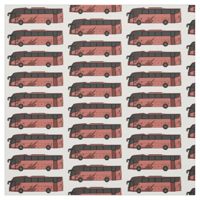 illustration av tecknaden buss tyg (Provkarta)