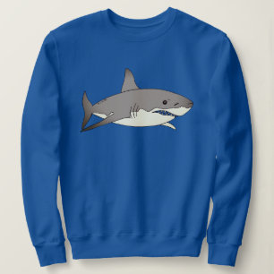 Illustration av Tecknaden coola Shark T Shirt