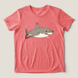 Illustration av Tecknaden coola Shark T Shirt