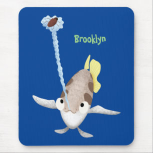 illustration av tecknaden Cute Archerfish Musmatta