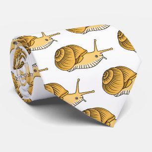 illustration av tecknaden Cute gult snigel Slips