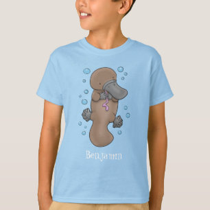 illustration av tecknaden Cute lycklig baby platyp T Shirt