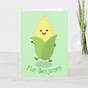 illustration av tecknaden Cute lycklig maj Kort