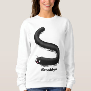 illustration av tecknaden Cute millipede T Shirt