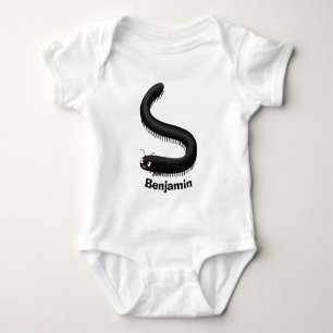 illustration av tecknaden Cute millipede T Shirt