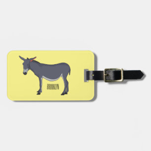 illustration av tecknaden Donkey Bagagebricka