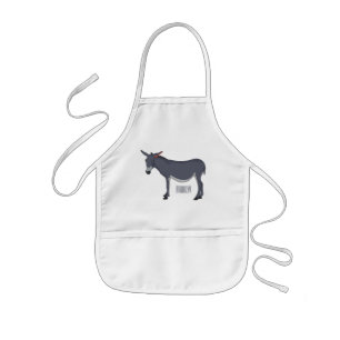 illustration av tecknaden Donkey Barnförkläde