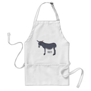 illustration av tecknaden Donkey Förkläde