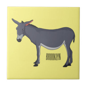 illustration av tecknaden Donkey Kakelplatta