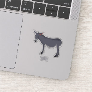 illustration av tecknaden Donkey Klistermärken