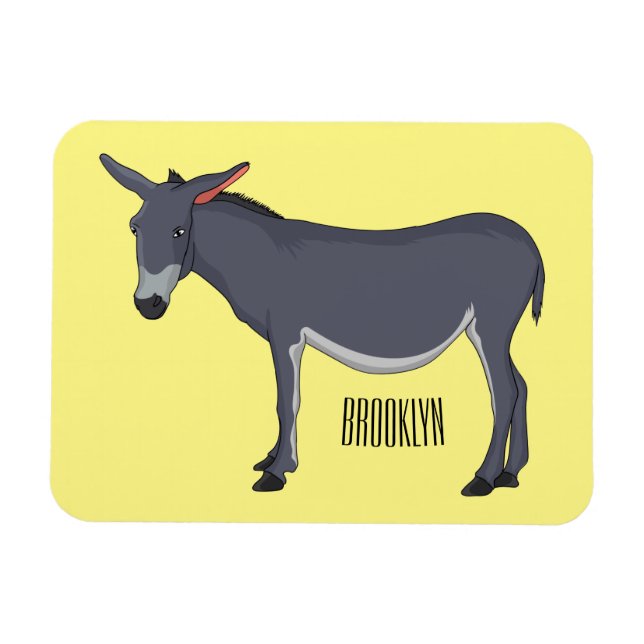 illustration av tecknaden Donkey Magnet (Horisontell)