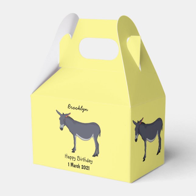 illustration av tecknaden Donkey Presentaskar (Framsidan Sidan)