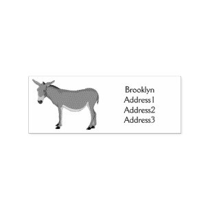 illustration av tecknaden Donkey Stämpel