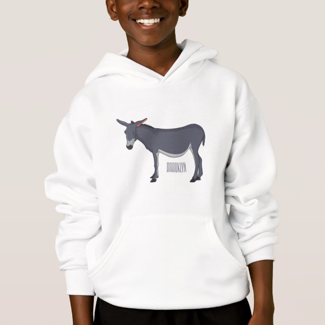 illustration av tecknaden Donkey T Shirt (Framsida)