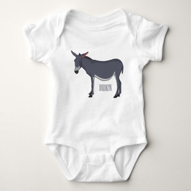 illustration av tecknaden Donkey T Shirt (Framsida)
