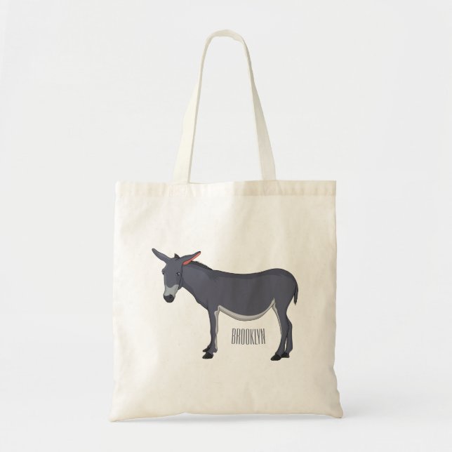illustration av tecknaden Donkey Tygkasse (Framsidan)