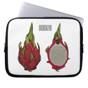 illustration av tecknaden Dragon Frukt Laptop Fodral