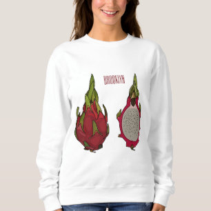 illustration av tecknaden Dragon Frukt T Shirt