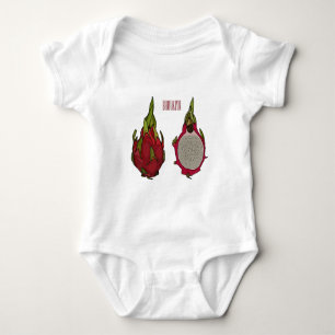 illustration av tecknaden Dragon Frukt T Shirt