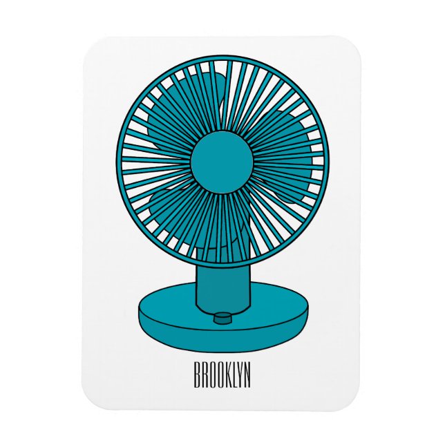illustration av tecknaden fläkt magnet (Vertikal)