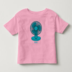 illustration av tecknaden fläkt t shirt