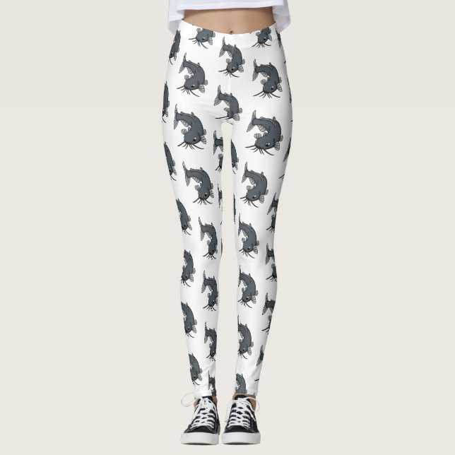 illustration av tecknaden för akut katjon leggings (Framsida)