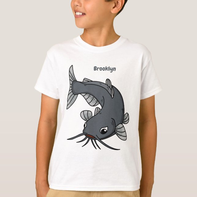 illustration av tecknaden för akut katjon t shirt (Framsida)