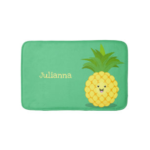 illustration av tecknaden för ananas badrumsmatta