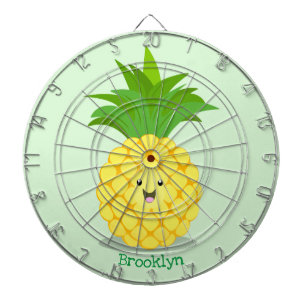 illustration av tecknaden för ananas darttavla