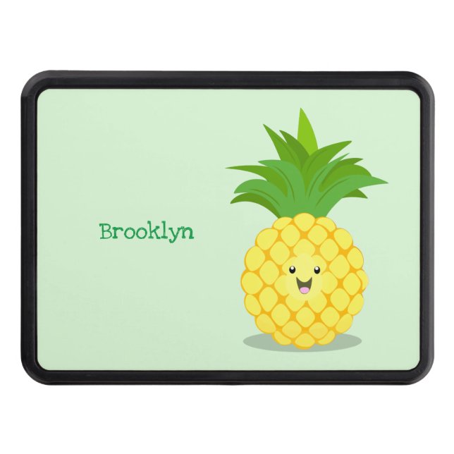 illustration av tecknaden för ananas dragkroksskydd (Framsidan)