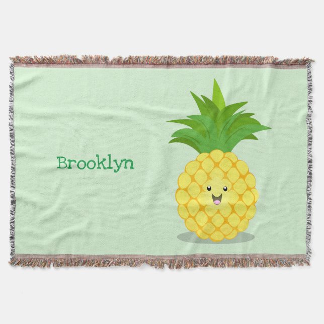 illustration av tecknaden för ananas filt (Framsidan)
