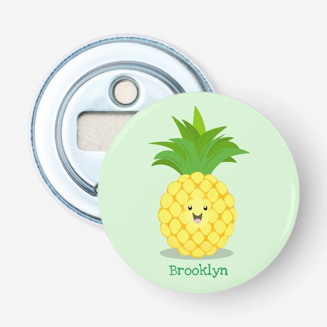 illustration av tecknaden för ananas flasköppnare (Framsidan)