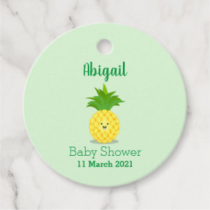 illustration av tecknaden för ananas gåvor etiketter