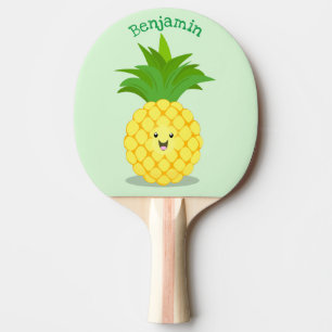 illustration av tecknaden för ananas pingisracket