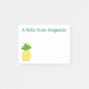 illustration av tecknaden för ananas post-it block