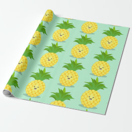 illustration av tecknaden för ananas presentpapper