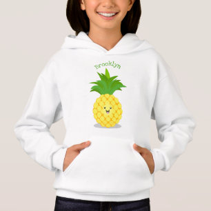 illustration av tecknaden för ananas t shirt