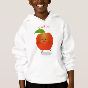 illustration av tecknaden för Cute dans-äpple T Shirt