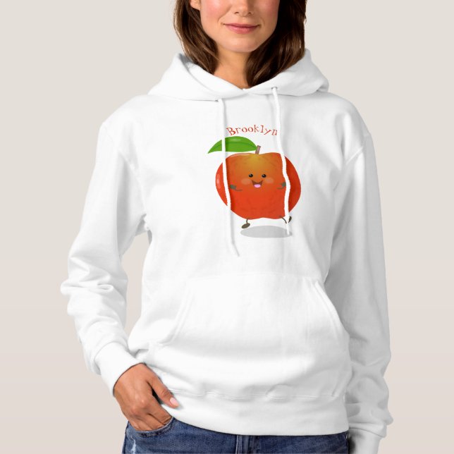 illustration av tecknaden för Cute dans-äpple T Shirt (Framsida)