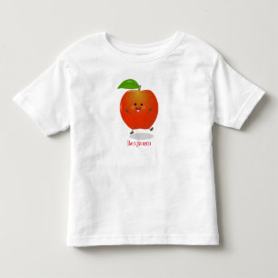 illustration av tecknaden för Cute dans-äpple T Shirt