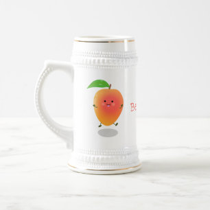 illustration av tecknaden för Cute lycklig mango-g Sejdel
